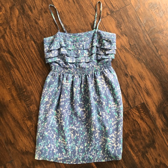 LC Lauren Conrad Dresses & Skirts - LC Lauren Conrad - Blue Floral Dress - Size 6